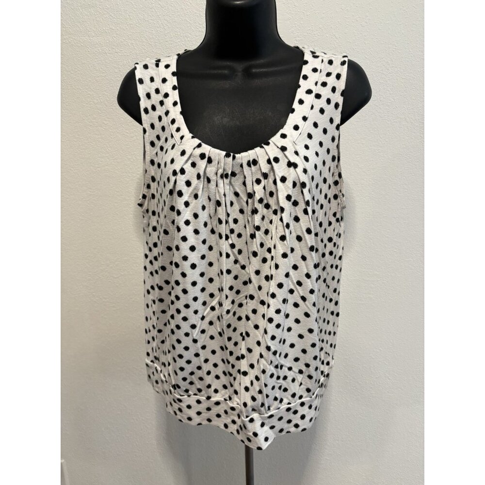 Loft Pullover Top Blouse Women Large Sleeveless Cotton Summer Stretch